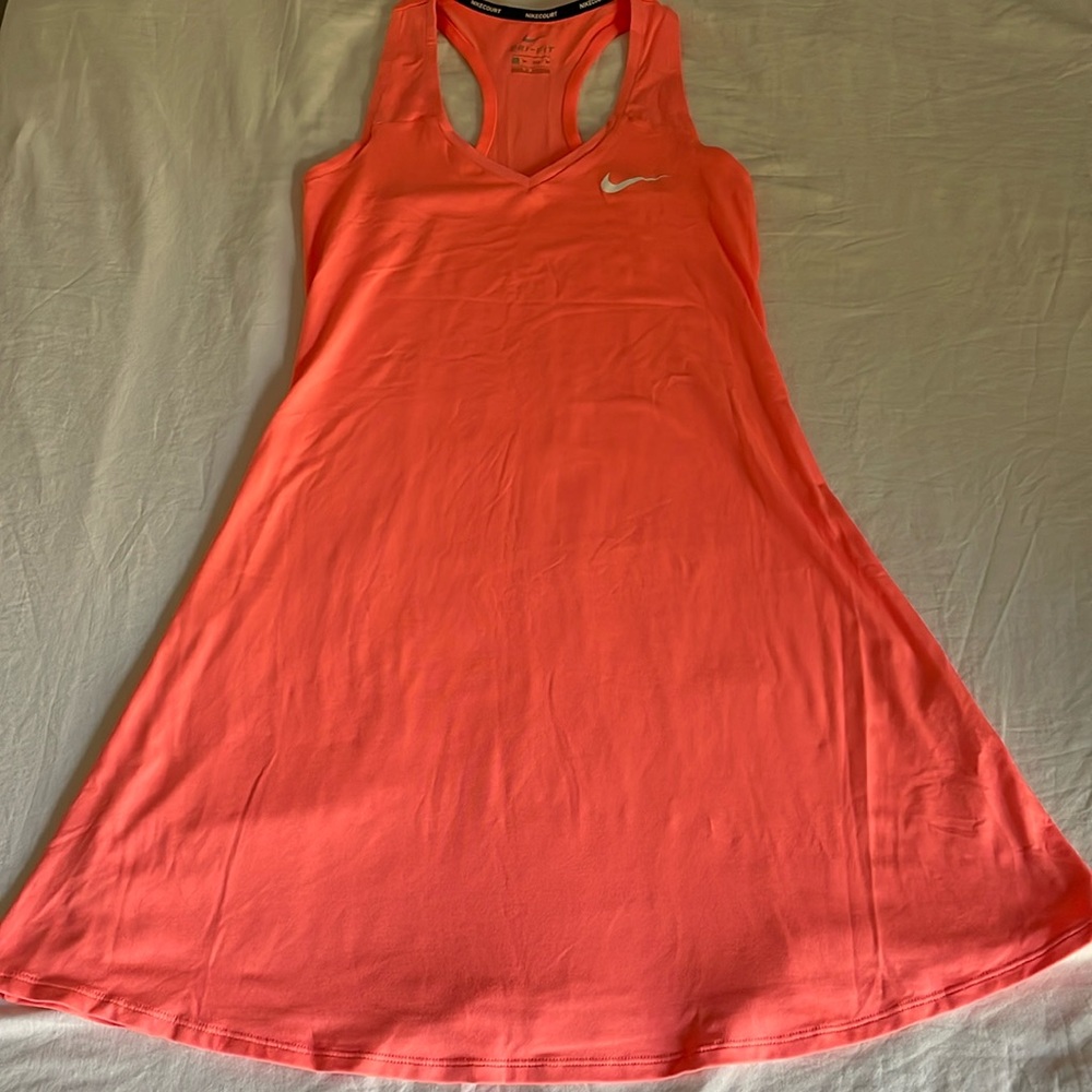 Nike Court Hot Pink Racerback Dri-Fit Dress - Size XS